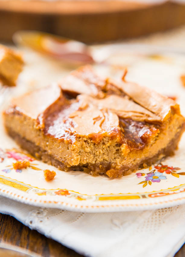 ... Swirled-Pumpkin Cheesecake Bars with Brown Sugar-Graham Cracker Crust