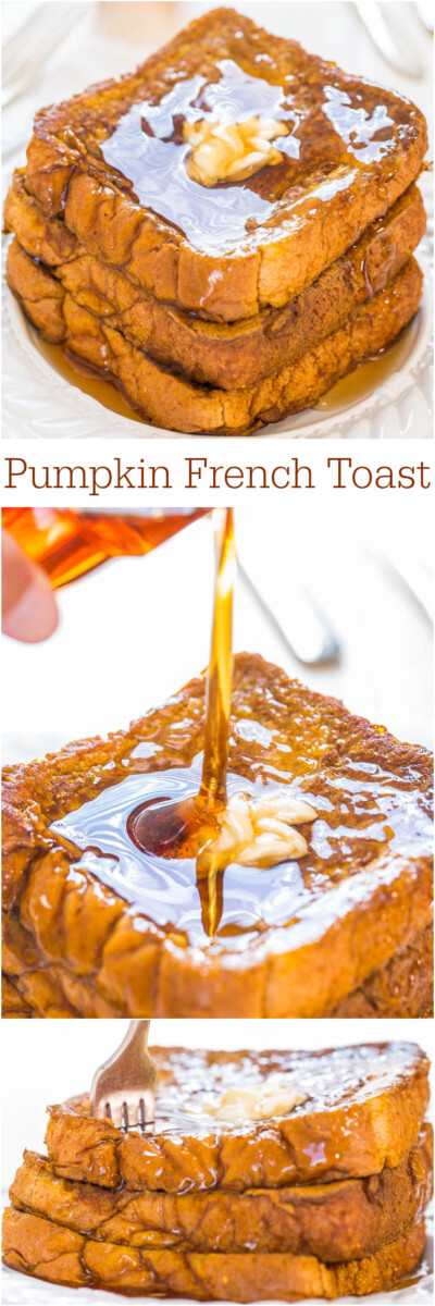 Cozy Spiced Pumpkin French Toast Recipe Averie Cooks