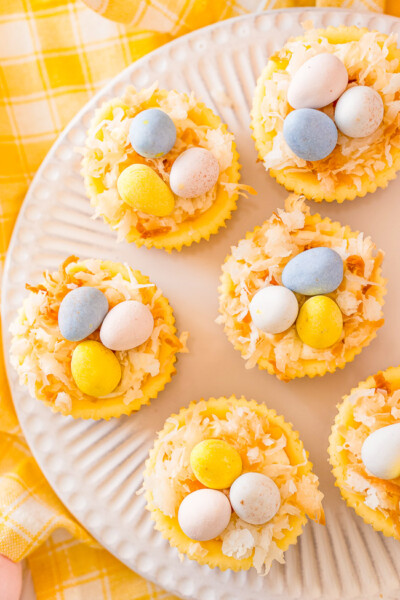 Super Cute Mini Easter Cheesecake Bites Averie Cooks