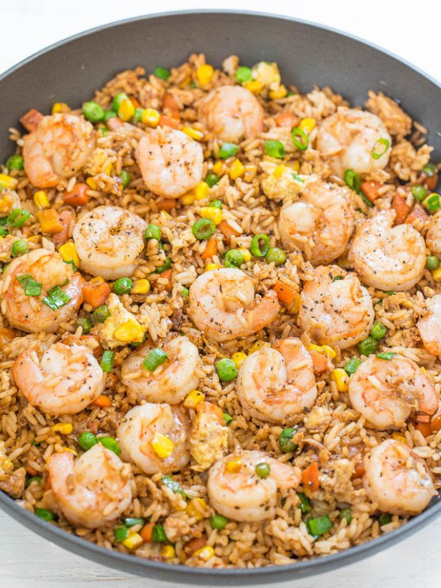 Easy Better Than Takeout Shrimp Fried Rice Averie Cooks