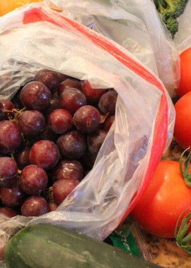 Various Produce on countertop