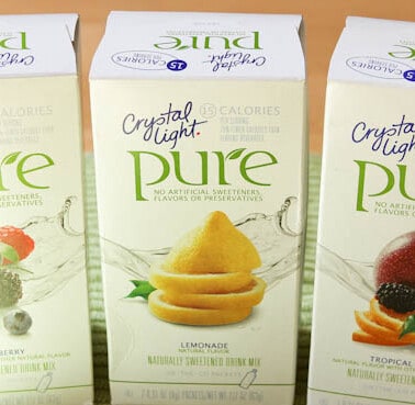 Crystal light pure mix lemonade