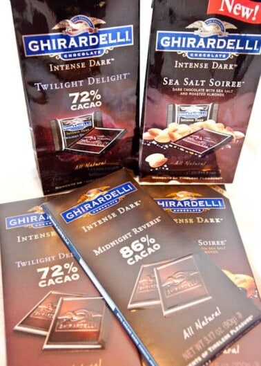 Dark Chocolate Ghirardelli Bars