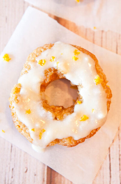 Baked Orange Coconut Banana Donuts - Averie Cooks