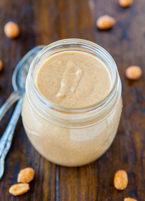 The Best Easy Homemade Peanut Butter Recipe - Pinch of Yum