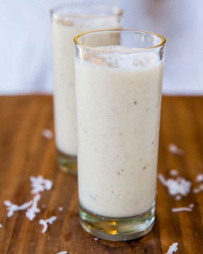 Creamy Coconut Smoothie Recipe - Averie Cooks