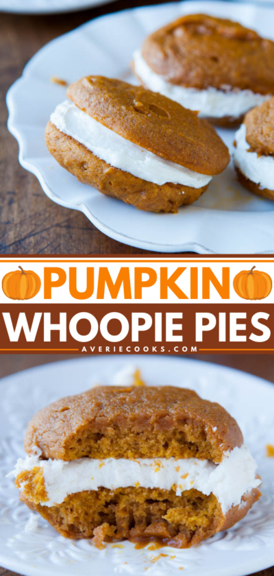 Pumpkin Whoopie Pies - Averie Cooks