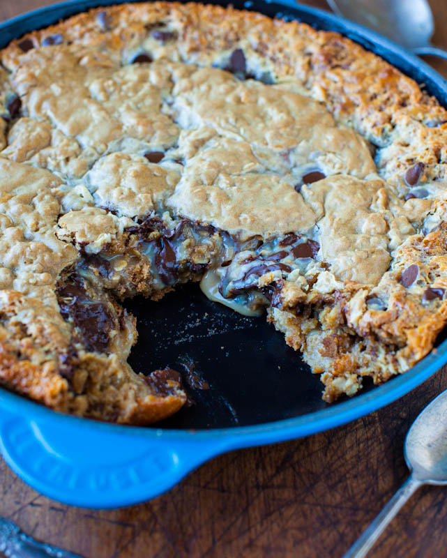 Cast Iron Skillet Cookie - The Recipe Rebel