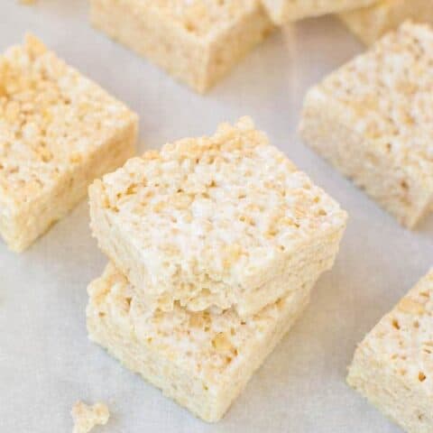 Browned Butter Rice Krispies Treats - Averie Cooks