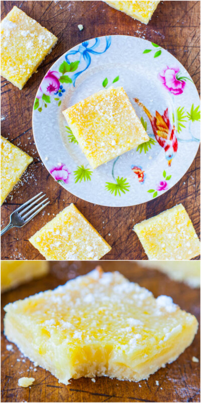 The BEST Lemon Bars (Classic Lemon Bars) - Averie Cooks