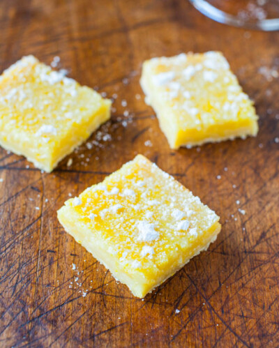 The BEST Lemon Bars (Classic Lemon Bars) - Averie Cooks