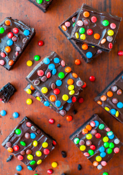 Homemade Little Debbie Cosmic Brownies - Averie Cooks