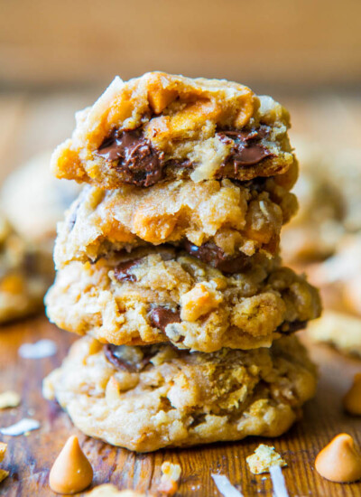 Soft & Chewy Almond Joy Cookies - Averie Cooks