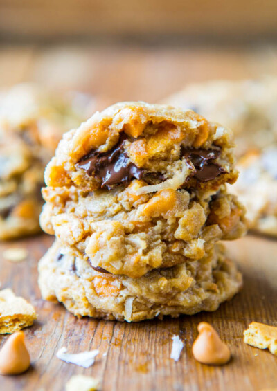 Chewy Seven Layer 'Magic' Cookies Recipe - Averie Cooks