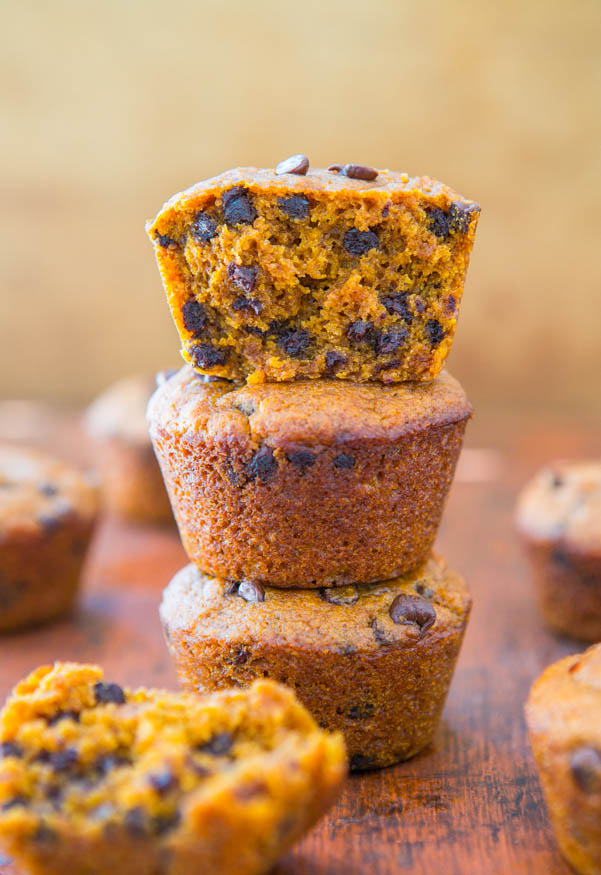 Cinnamon Pumpkin Mini Muffins - Flavorful Eats