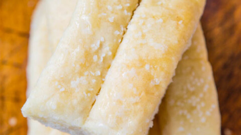 One-Hour Soft Buttery Breadsticks - Salted and Cinnamon-Sugar