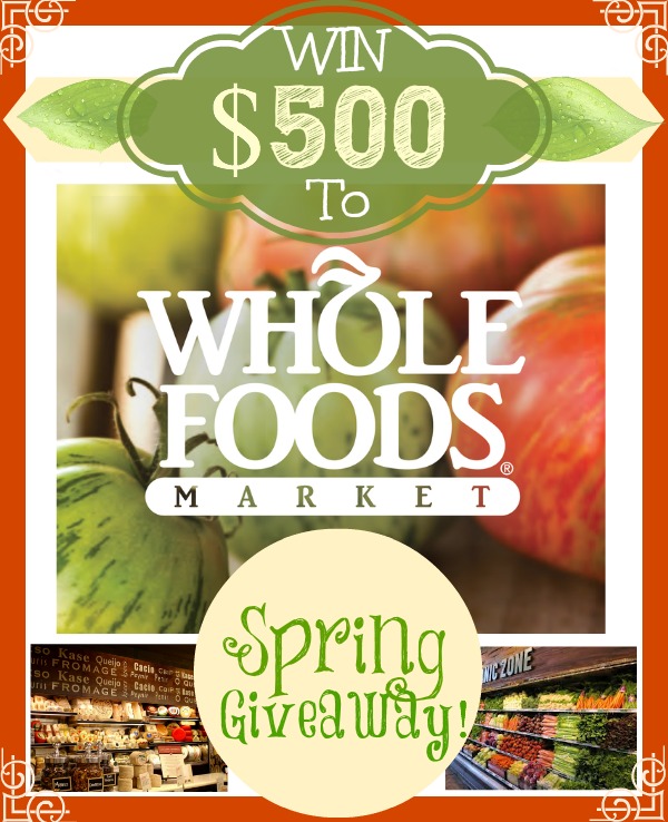 $500 Whole Foods Gift Card Giveaway - Averie Cooks