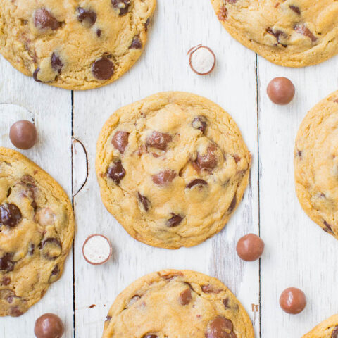 Double Malted Milk Cookies - Averie Cooks