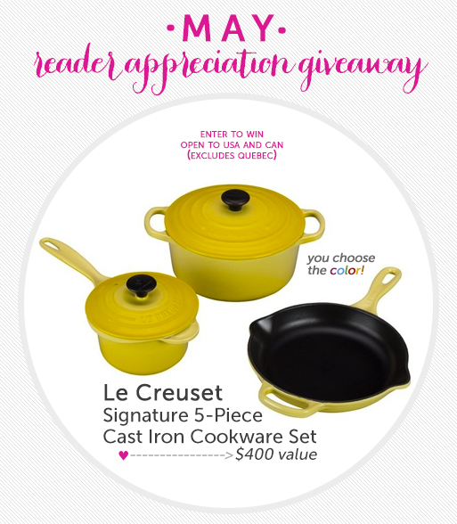 Le Creuset Signature Enameled Cast Iron 5-Piece Cookware Set