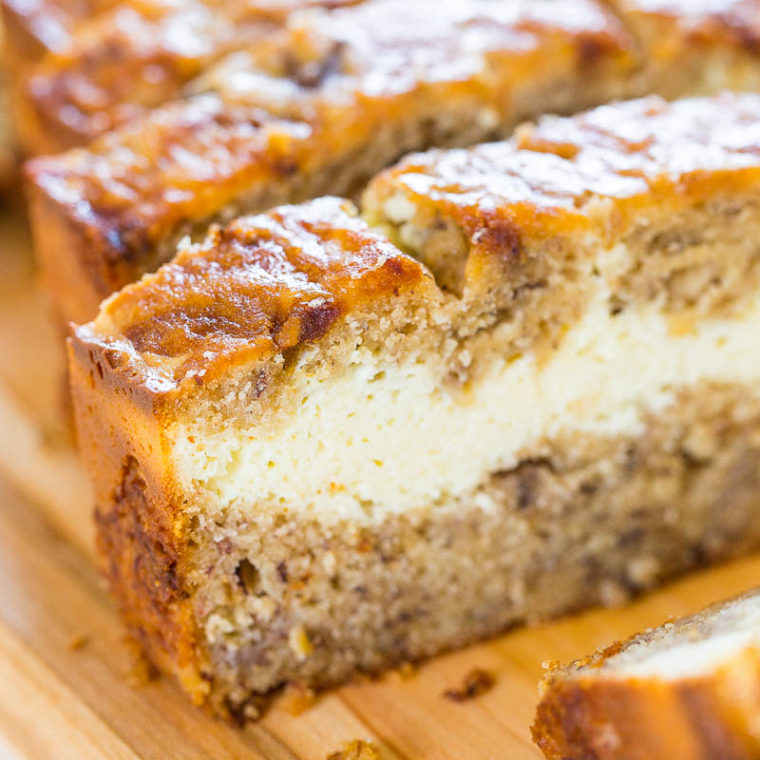 Best Ever Cream Cheese Banana Bread Averie Cooks