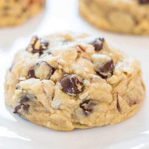 Soft & Chewy Almond Joy Cookies - Averie Cooks