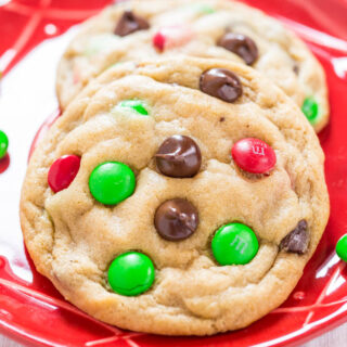 Chocolate Chip M&M's Cookies (Soft & Chewy!) - Averie Cooks