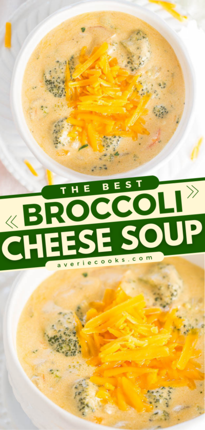 The Best Broccoli Cheese Soup (Better-Than-Panera Copycat) - Averie Cooks