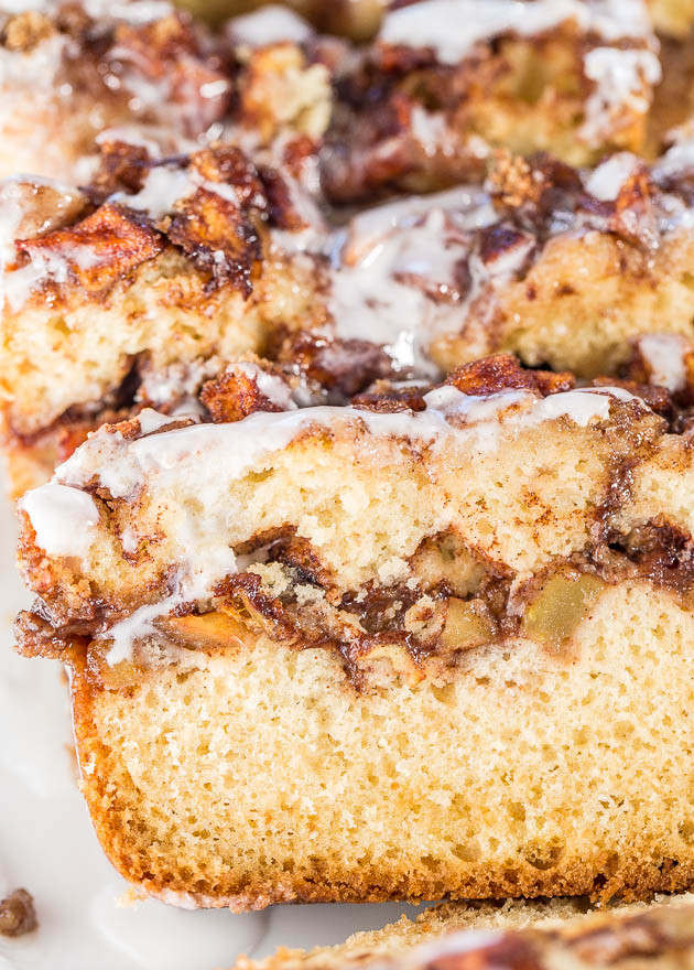 Apple Fritter Bread - Averie Cooks