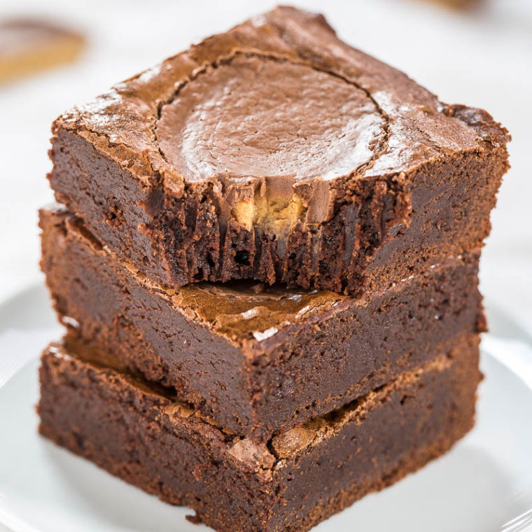 Fudgy Peanut Butter Cup Brownies Averie Cooks