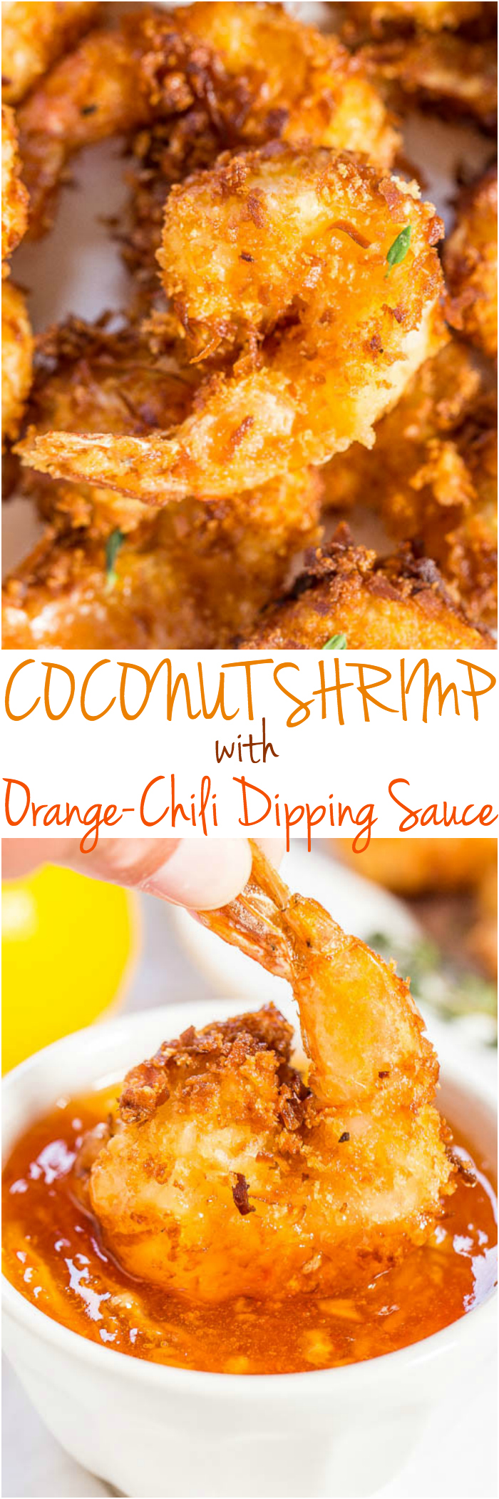 Crispy Coconut Shrimp with Orange Chili Dipping Sauce