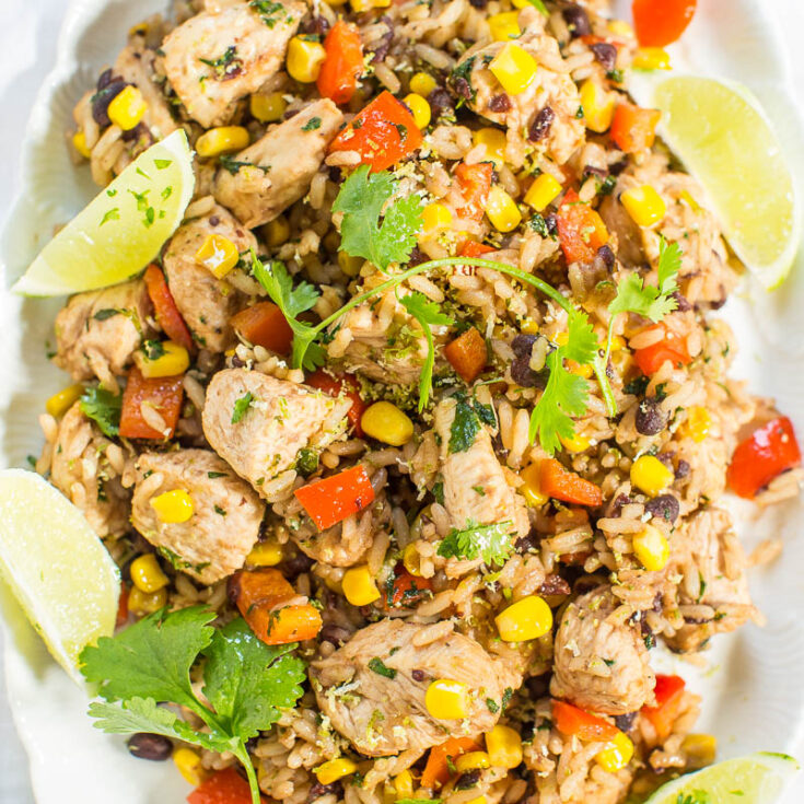 Cilantro Lime Chicken Fried Rice