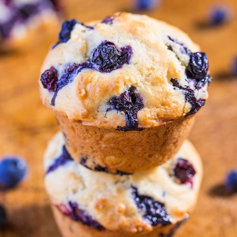 Healthy Blueberry Muffins Low Calorie Low Fat Averie Cooks