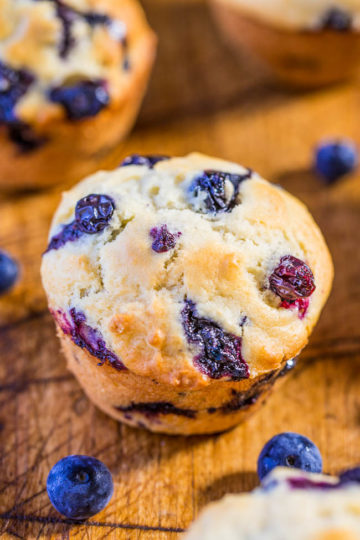 Healthy Blueberry Muffins (Low-Calorie & Low-Fat) - Averie Cooks