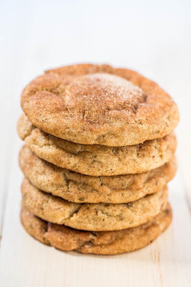Chai Snickerdoodle Cookies - Averie Cooks