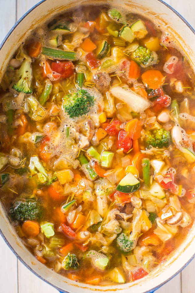 Weight Loss Vegetable Soup - Averie Cooks