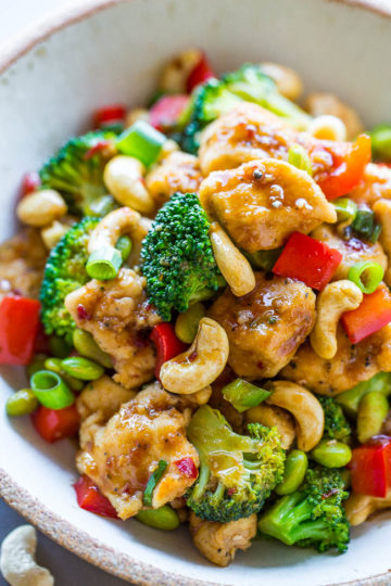 20-Minute Cashew Chicken {Better than Takeout!} - Averie Cooks