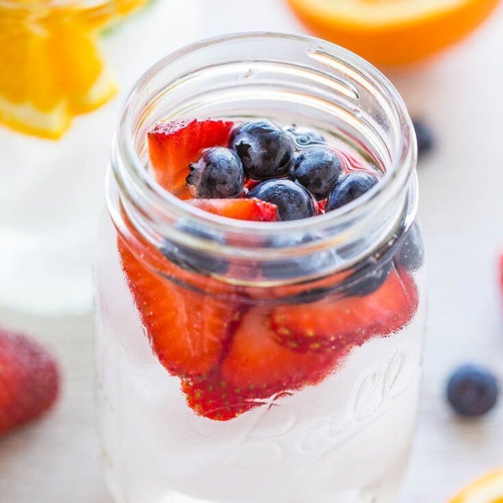 Our quick stir pitcher makes everything from fruit infused water