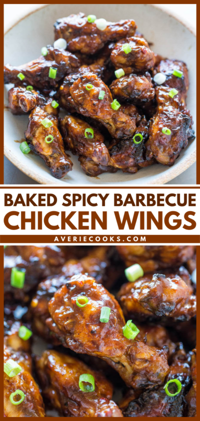 5-ingredient Spicy Bbq Wings Recipe - Averie Cooks