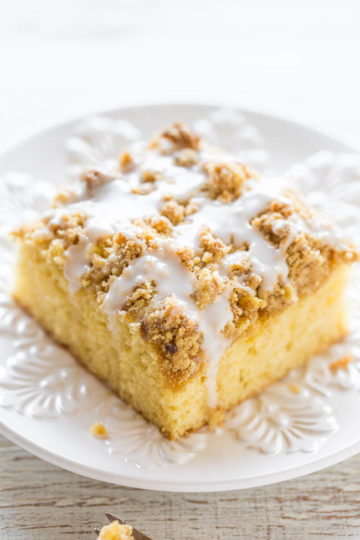 Buttery Coffee Crumb Cake (a Cake Mix Coffee Cake!) - Averie Cooks