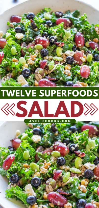 Healthy Superfood Salad Recipe - Averie Cooks