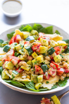 Summer Ravioli Salad Recipe - Averie Cooks