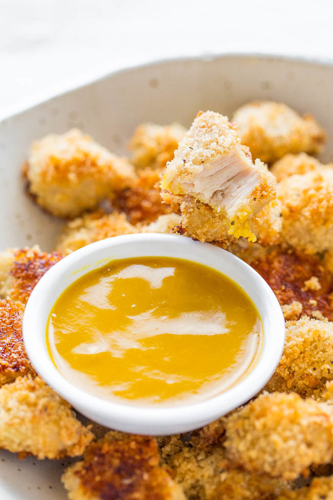 baked-chicken-nuggets-with-honey-mustard-averie-cooks