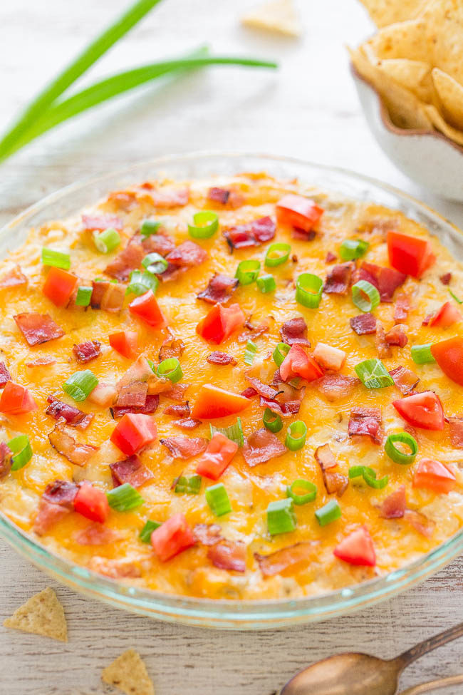 Loaded Baked BLT Dip - Averie Cooks