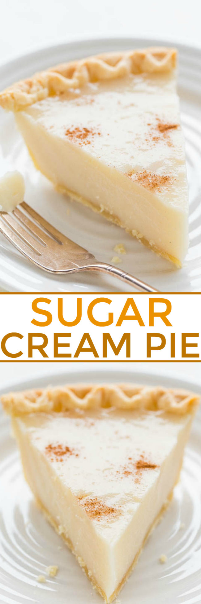 Easy Sugar Cream Pie Recipe (Seriously Addicting!) Averie Cooks