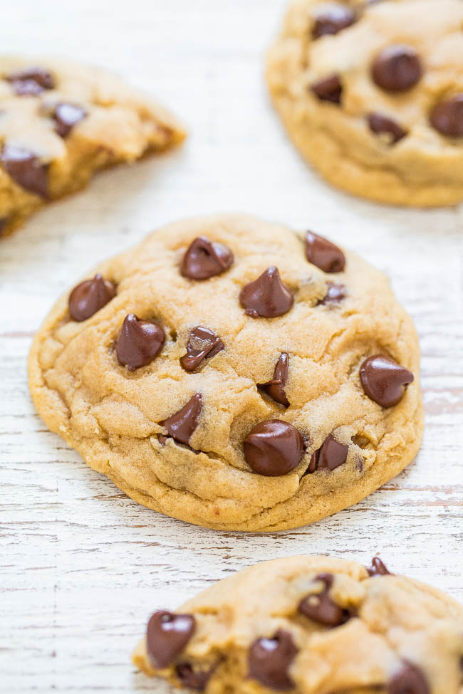 Soft Chocolate Chip Cookies One Bowl So Easy Averie Cooks