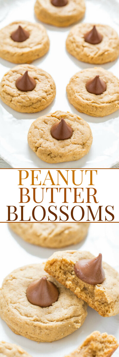 Easy Peanut Butter Blossoms Recipe - Averie Cooks