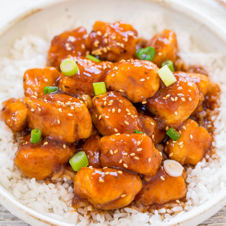 Easy 15-Minute Sweet and Sour Chicken - Averie Cooks