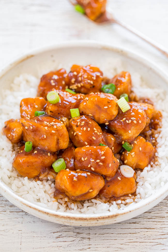 Easy Sweet And Sour Chicken 15 Minute Recipe Averie Cooks