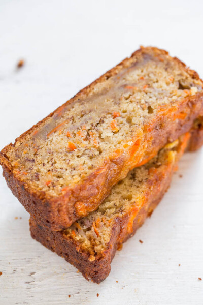 Spiced Carrot Banana Bread Recipe - Averie Cooks