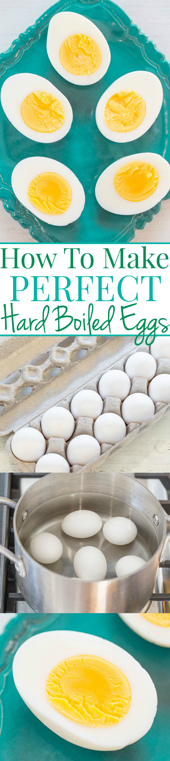 How to make perfect hard boiled eggs - Small Town Woman